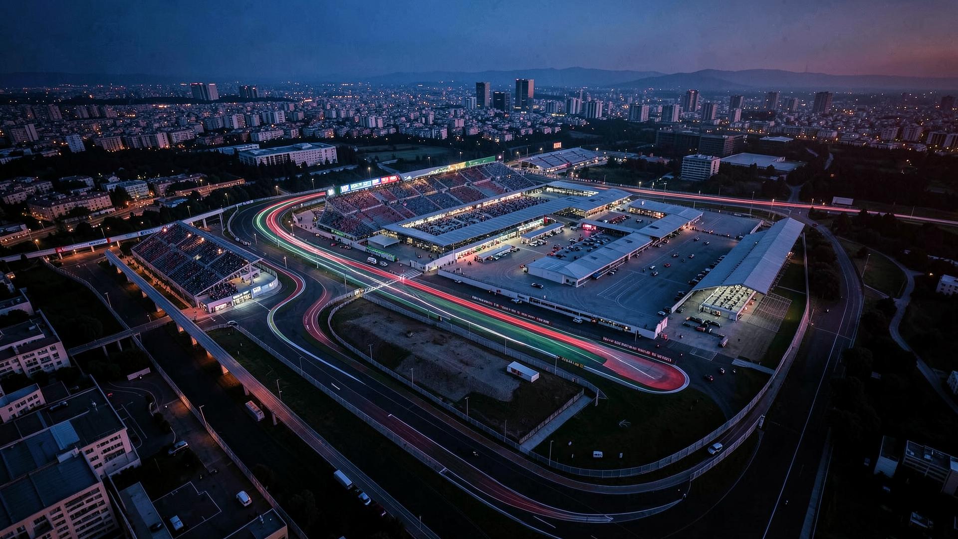 MADRING circuit from the air